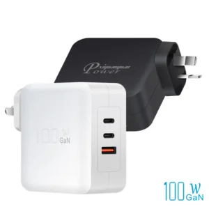 Cargador rápido PD100CCA GaN USB-C de 100 W para portátiles, tabletas y teléfonos